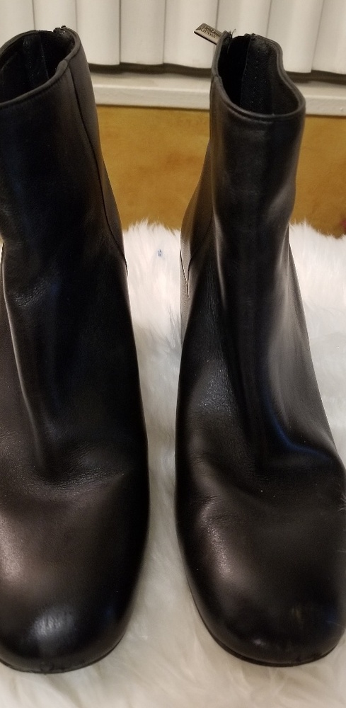 Stuart Weitzman Black Block Heel Booties - image 2